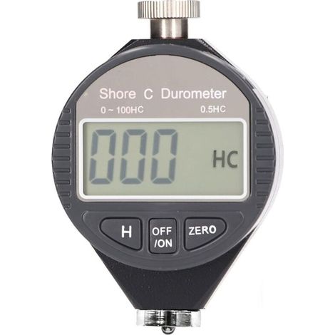 Durómetro digital portátil, durómetro Shore A/C/D de 0-100 con pantalla LCD para caucho, neumáticos, plástico, termoplástico y suelos (C), de DEBUNS (1/5)