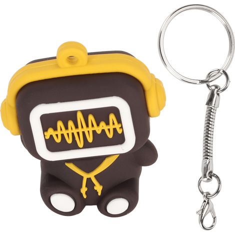 Clé USB 64Go forme mignonne, USB 2.0, plug and play, portable, avec chaîne, pour ordinateur portable PC, brun rougeâtre (1/5)