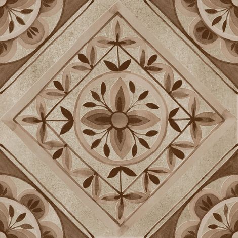 Carrelage Imitation Carreaux De Ciment 20x20 ART CRAFT Sabbia Quadri (0,96m²) - Les Carreaux de Jean