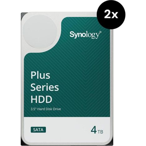 Discos duros Synology 2 Plus de 3,5" SATA de 6 Gb/s y 4 TB