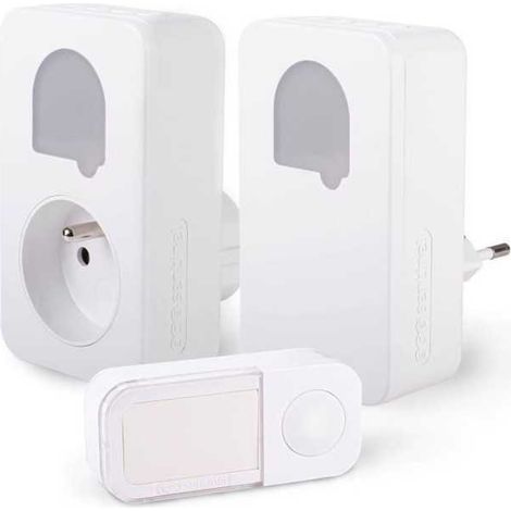 Chimes - SCS SENTINEL - SONE DUO - Wireless and battery-free - Set of 2 - Range 150+50 meters - Self-powered (1/3)
