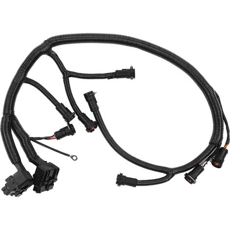 Faisceau de câbles d'injecteurs de carburant complet 5C3Z9D930A, remplacement pour Ford F450 F550 6.0L 2003‑2007 (1/5)