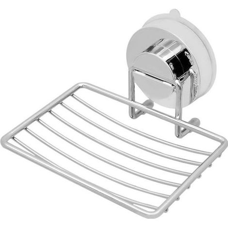 Porte-savon - Ventouse murale - Acier inoxydable - Antirouille - Facile à installer (1/3)