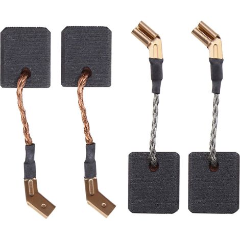 Lot de 2 paires de balais de charbon N421362 - 6,5 x 12 x 14 mm - Compatible avec meuleuse d'angle DWE8300S DWE8310S DWE4202 (1/5)