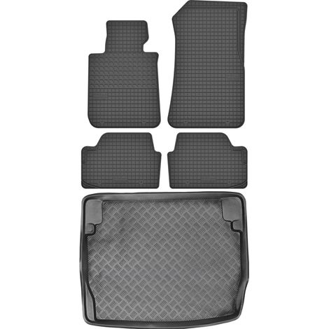 BMW 1er F20 Schrägheck (2011–2019) – SET: Gummifußmatten + Kofferraummatte