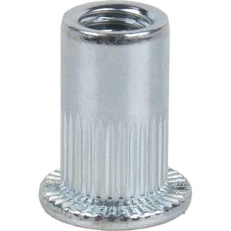 TUERCAS REMACHABLES RANURADAS ANCHAS ACERO M10 (1/4)