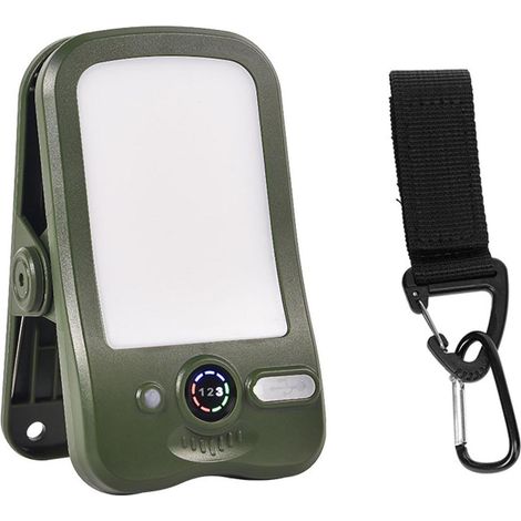 Lampe Camping LED Rechargeable Solaire USB 60 LED avec Clip (1/5)