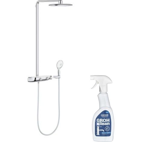 GROHE Rainshower System SmartControl 360 Mono columna de ducha termostática con limpiador GrohClean