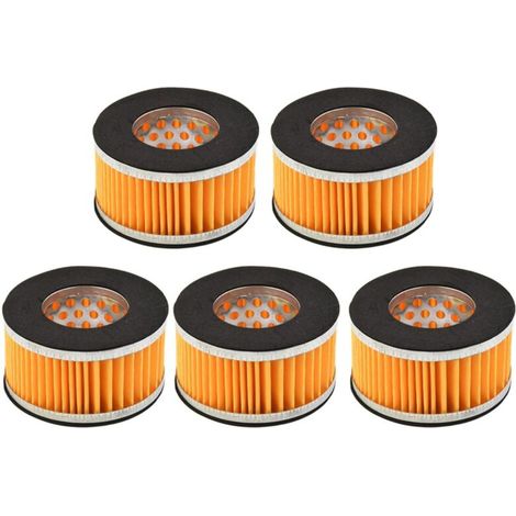 Lot de 5 éléments filtrants de compresseur d'air de 65 x 36 x 36 mm, accessoires de filtration de rechange pour compresseur d'air silencieux de 20 mm (1/5)