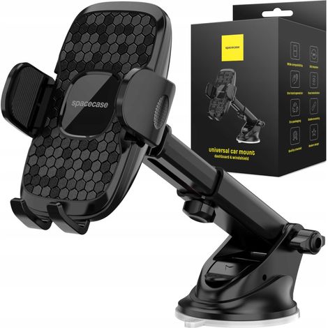 Support voiture Spacecase SC13 Ghost pour tableau de bord/pare-brise noir (1/5)