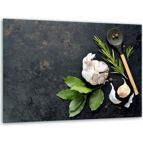 Support pour planche à découper en verre 40x30 épices (1/5)