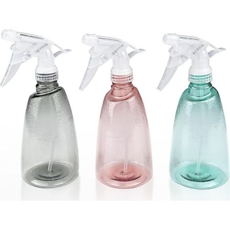 [NIEMALS VERWENDET] Leere Sprühflasche, 500 ml, nachfüllbare Sprühflasche aus Kunststoff mit Auslöser, 2 Sprühmodi, transparente Sprühflaschen, zum Reinigen, Pflanzen, Haare, Garten