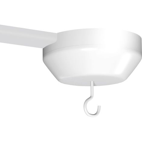 Centre de lumière blanc pour moulure, H. 4,4 x D.10,6 cm TEHALIT