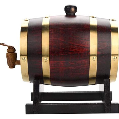 Tonneau à vin vintage en chêne de 1,5 L pour whisky, rhum et porto (1/5)