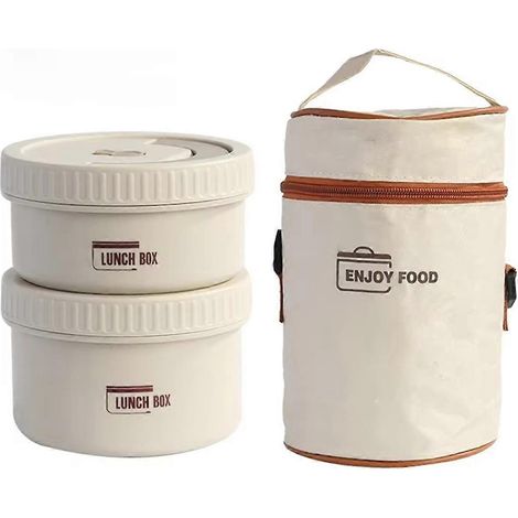 Isolierte Lunchbox aus Edelstahl, Speisebehälter B (1/5)