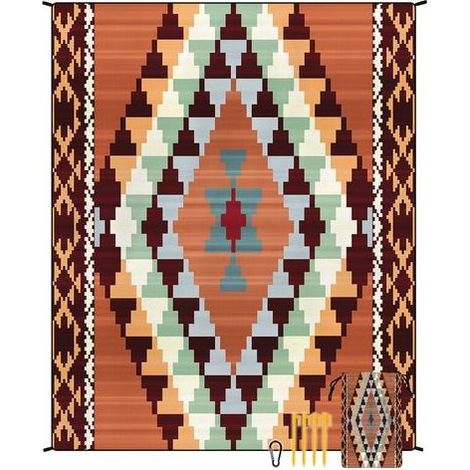 Tapis de plage en microfibre style bohème, séchage rapide, déperlant et résistant à l'humidité, idéal pour les pique-niques et le camping. Tapis de plage 17