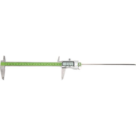 Digitaler Messschieber, präzises elektronisches Lineal aus robustem Edelstahl, 200 mm (1/5)