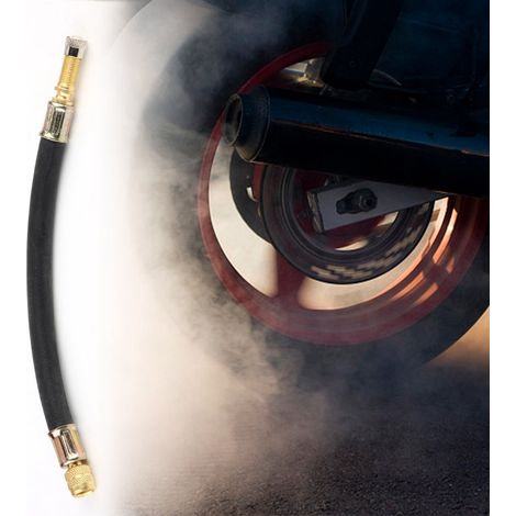 Extension de valve de pneu flexible en caoutchouc 190mm pour voiture, camion, moto, vélo, accessoire robuste de gonflage, kit de rechange pratique (1/5)