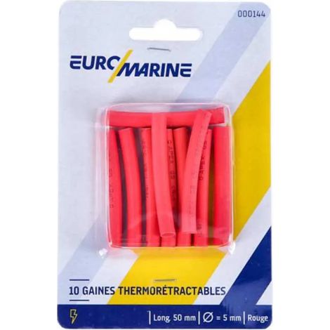 Tubo termorretráctil Euromarine 10 unidades relación 2 1 (1/2)