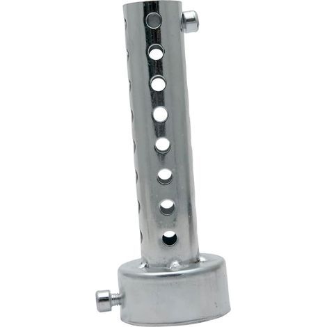 Silencieux moto, 48mm DB Killer Muffler Baffle, Universal Exhaust Pipe Silencer Noise Canceller, Can Noise Muffler Removable Silencer, Silver, 1 Piece (1/5)
