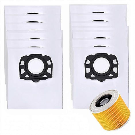 Sacs et filtres pour aspirateur KFI 357, WD2 Plus, WD3, 1-3 (1/5)
