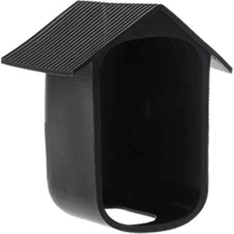 1 Étui de protection en silicone pour caméra de surveillance, résistant aux intempéries, anti-choc, noir (1/5)