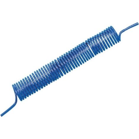 TUBO POLIURETANO 5,5x8 mm 5 metri COMPRESSORE ARIA COMPRESSA SPIRALE CODOLO