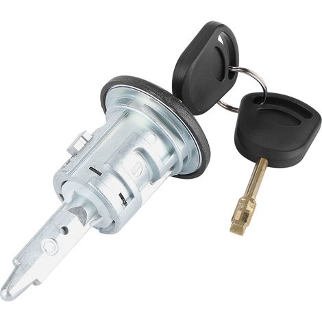 Serrure de porte avant droite avec 2 clés pour Ford Transit MK6 2000-2016, cylindre externe, remplacement facile, compatible véhicule utilitaire. (1/5)