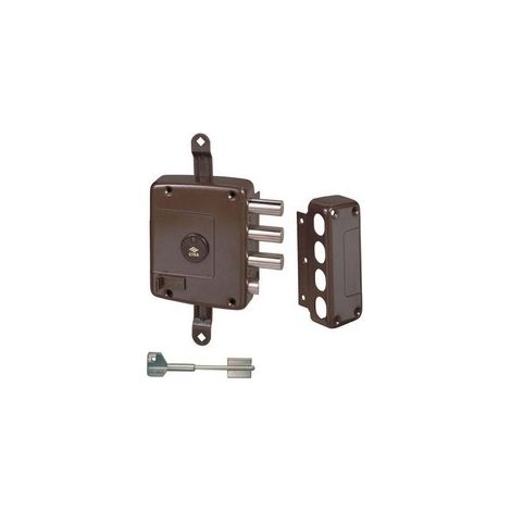 DREIFACH-SICHERHEITSSCHLOSS DIEBSTAHLSICHERUNG MIT DOPPELKARTE CISA ART. 57167.60 (1/2)