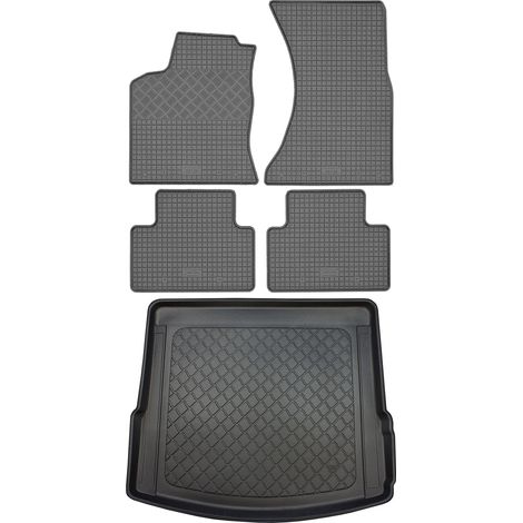 Set di tappetini in gomma per auto e tappetino per bagagliaio per Porsche Macan SUV (5 porte) da marzo 2014 (1/5)