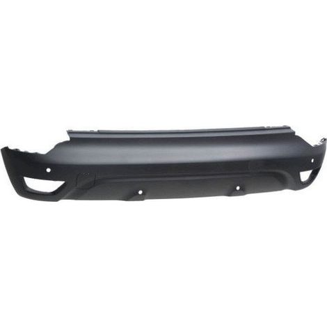 Pare-choc arrière central noir avec trous radars Renault Captur 1 phase 1 2013-2017