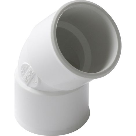 Gomito 45° PVC Bianco FF 32