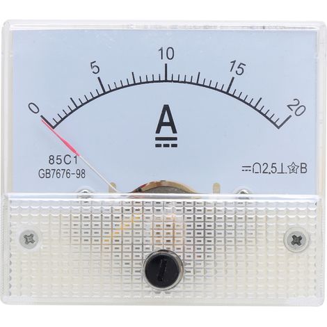 85C1 DC 0–10 mA Zeigeramperemeter, Strommessgerät, Einbauversion, analoger Messkopf (1/5)