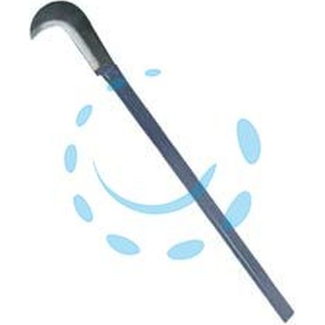 RONCOLA TIPO SARDEGNA MANICO FERRO - manico ferro cm.90 - roncola cm.20