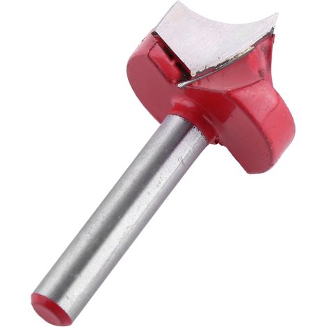Fraise de défonceuse 3D CNC à pointe aiguille V, 6mm pour gravure sur bois, outil de sculpture (diamètre 18mm) (1/3)