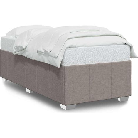 Maison Exclusive - Giroletto senza Materasso Tortora 100x200 cm in Tessuto (1/5)