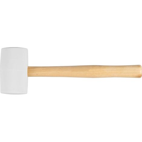 Hammer Strend Pro HM221 680 g, Gummihammer, WhiteHead, Holzgriff, Stiellänge 335mm