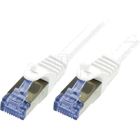 Cordon de raccordement S-FTP Cat.6a blanc - 2m
