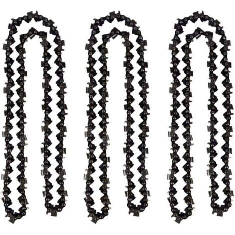 Lot de 3 Chaîne de tronçonneuse de 50 cm 0.325\ (1/4)