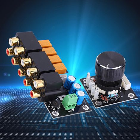 Carte de sélection de signal audio, sélecteur d'entrée audio à 4 voies, AC1215V (1/5)