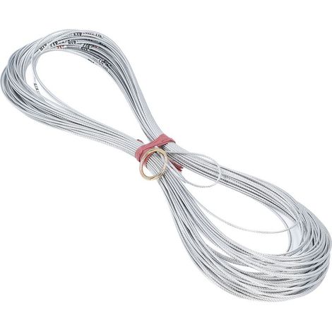 Corde de mesure de puits de 50m de profondeur, échelles claires, mesure de fil d'acier Portable sans rétrécissement pour la Construction (1/5)