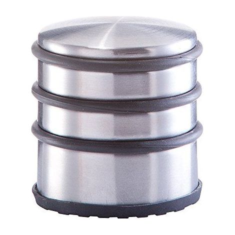 Tope de puerta zeller door stopper acero inoxidable 6,5 cm