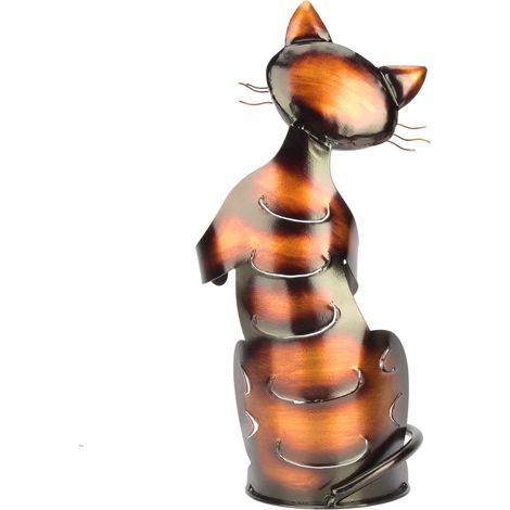 Porte-bouteille de vin rouge innovant en forme de chat câlin, support pour une bouteille, ornement de table (1/5)