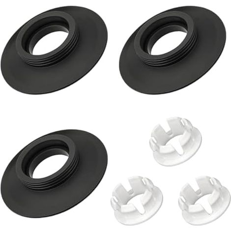 Joint de chasse d'eau pour réservoir Ideal Standard, joint et clip de rechange pour valves de chasse Ideal Standard Armitage Shanks SV01967、SV93467、EV98167 (Lot de 3)
