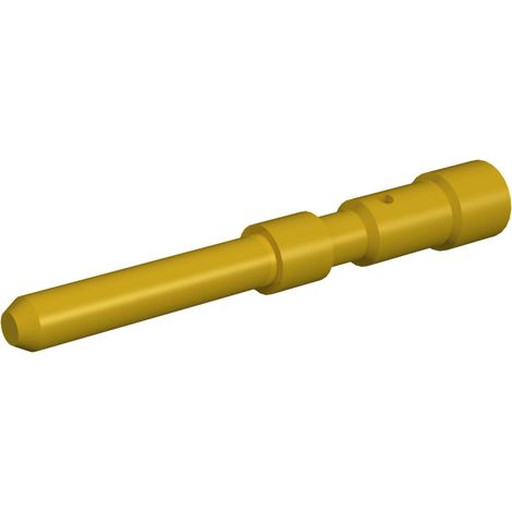 HUMMEL M23 Signal Signal-Crimpkontakt Kontaktstift (M) 0,14mm² - 1mm² gold Werkstoff Messing (CuZn) - 1 Stück (1/2)