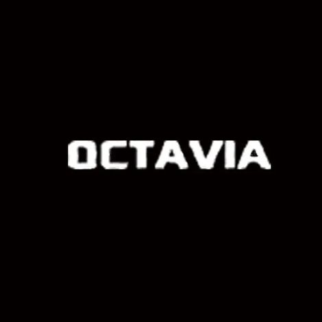 (2PCS-F) Lot de 2 projecteurs LED d'éclairage d'accueil pour portières de voiture, compatibles avec Skoda Octavia A5 (logo 2007-2012). Accessoires d'éclairage automobile. (1/5)