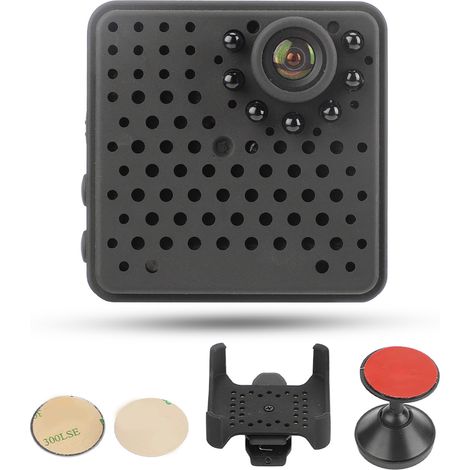 Mini caméra WiFi 1080P HD portable sans fil pour la surveillance intérieure et la sécurité de votre domicile. (1/5)