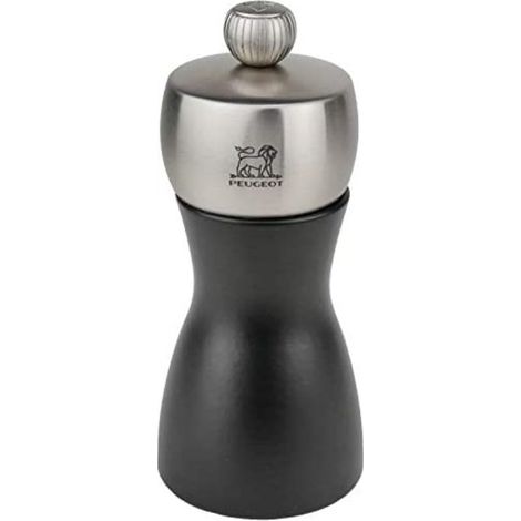 Peugeot FIDJI Macinasale in Legno di Faggio Opaco Nero 12cm (1/5)