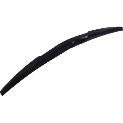 Universeller, glänzend schwarzer Heckspoiler aus Gummi für Pkw, 120 cm x 7 cm (1/5)