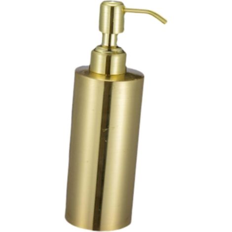 Dispensador de jabón dorado claro, soporte para loción de encimera, fregadero de cocina, diseño decorativo